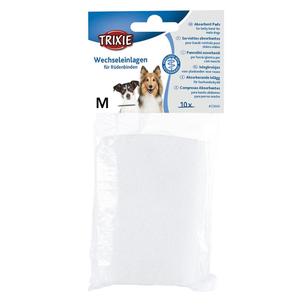 Trixie Belly Band Absorbent Pads for Male Dogs - Medium