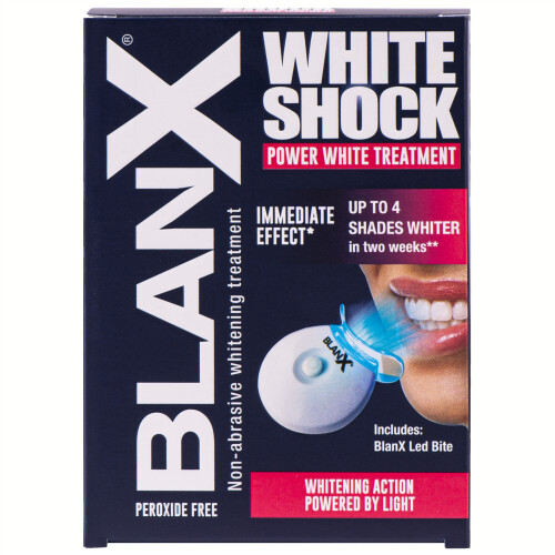 BlanX White Shock Power White ActiluX® 50ml Treatment Toothpaste LED Bite