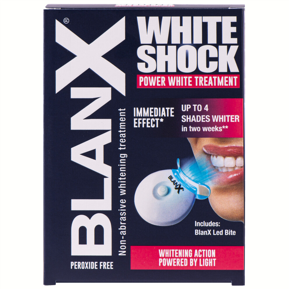 BlanX White Shock Power White ActiluXÂ® 50ml Treatment Toothpaste LED Bite