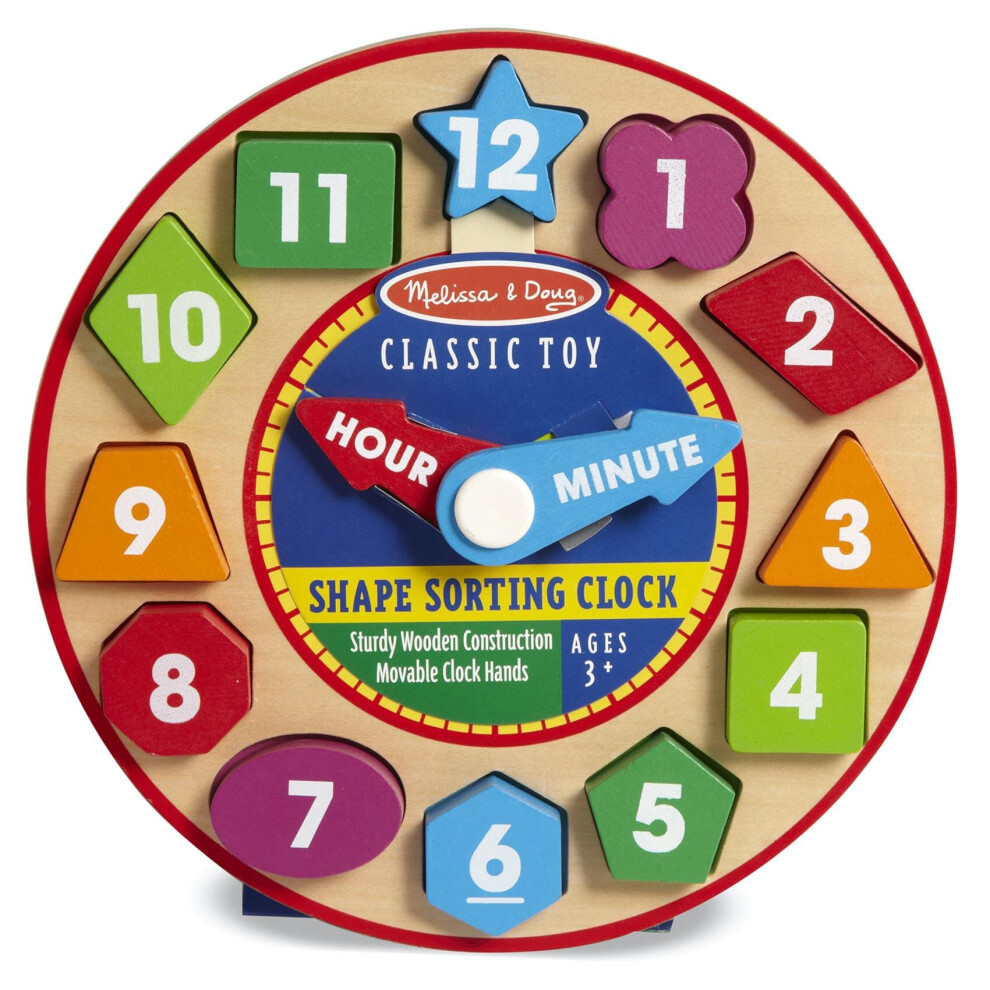 Melissa and Doug Shape Sorting Clock