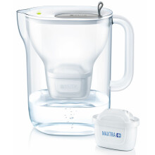 BRITA Style XL Water Filter, Compatible with BRITA MAXTRA+ Cartridges, Water Filter that Helps with the Reduction of Limescale and Chlorine, in Grey