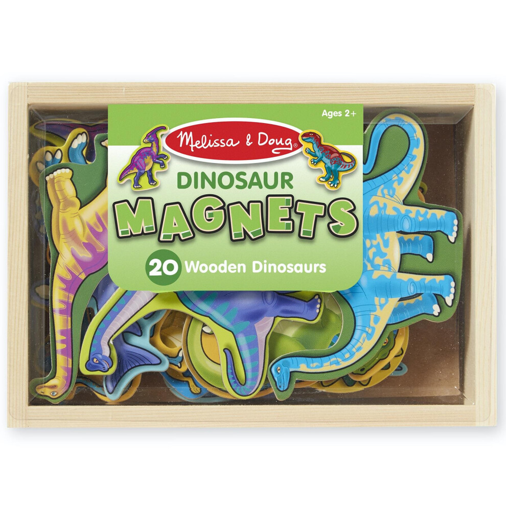 Melissa & Doug Wooden Dinosaur Magnets