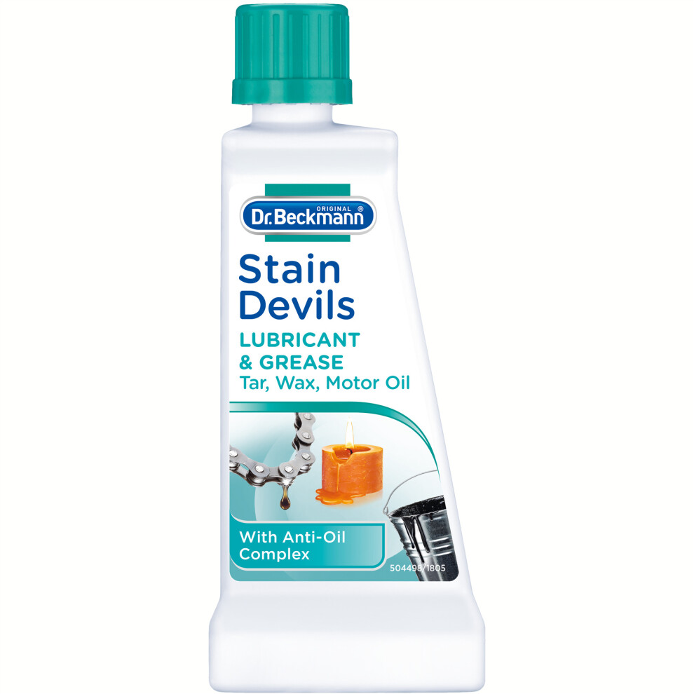 Dr Beckmann Stain Devils Removes Lubricant & Grease Tar, Wax 50ml