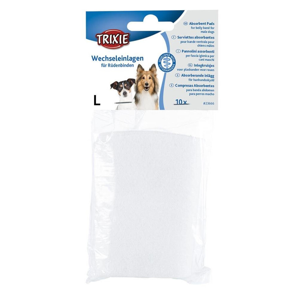 Trixie Belly Band Absorbent Pads for Male Dogs - Large