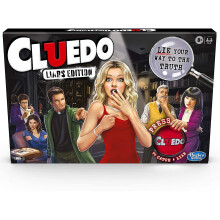 Cluedo Liars Edition Board Game by Hasbro: Lie & Truth Cards, Liar Button, Case File Envelope — Solve Who, What, Where