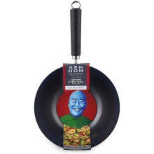 Ken Hom Excellence Non Stick Carbon Steel Wok 27cm [KH427001]