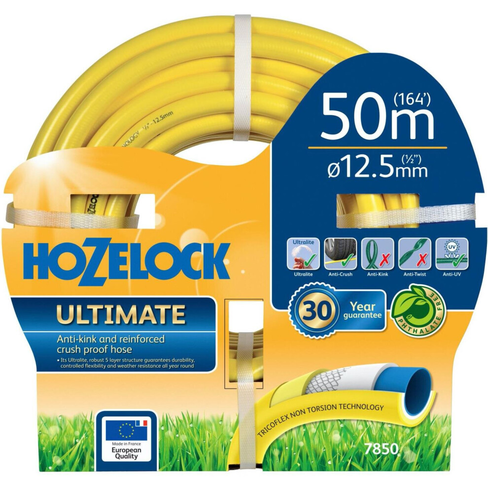 (50m, Yellow) Hozelock Ultimate Hose
