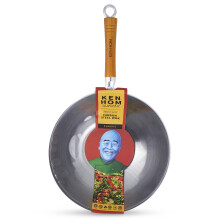 Ken Hom 32cm Classic Carbon Steel Non-Stick Wok