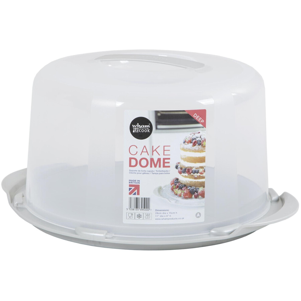 Wham Round Cake Storer Clear Lid 30x15 [39500]