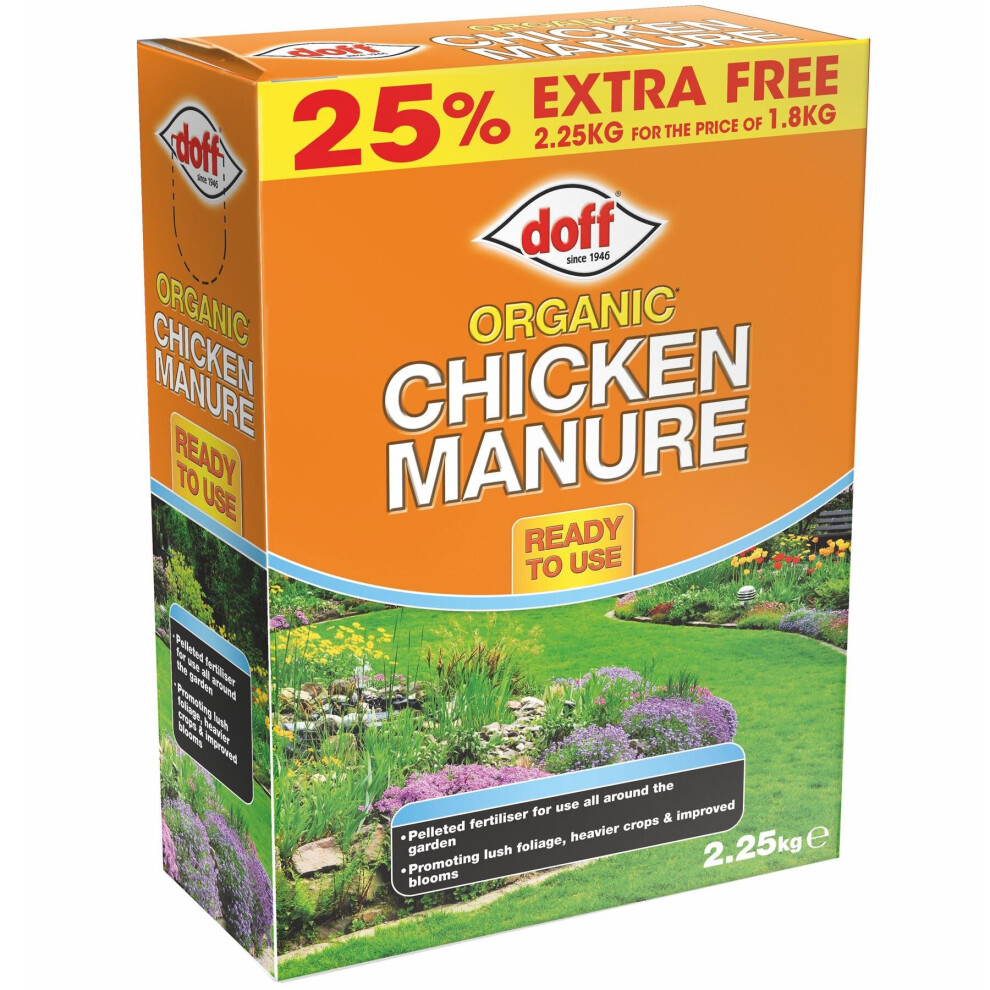 Doff Organic Chicken Manure 2.25kg [F-MP-B25-DOF-01]