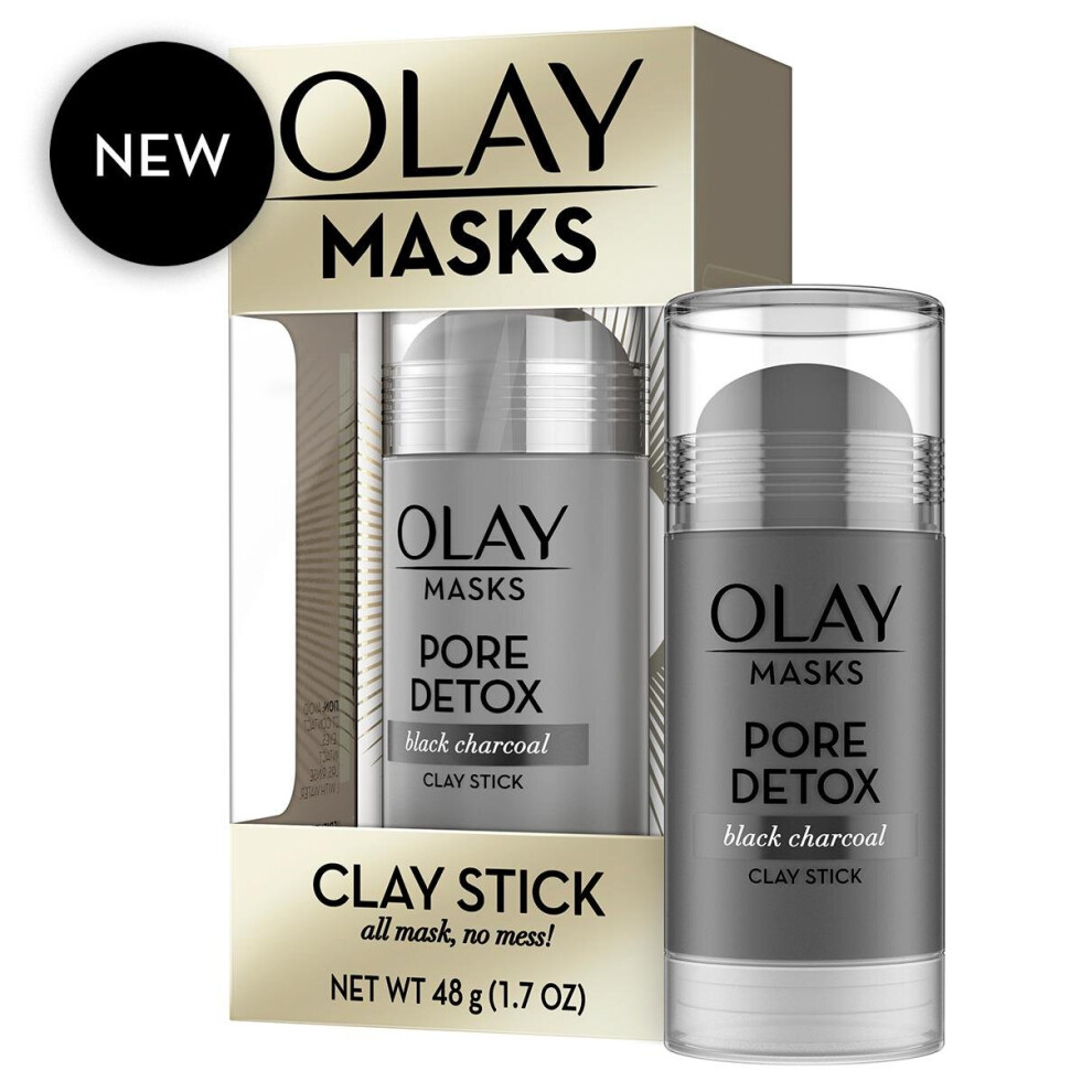 Olay Masks - Clay Stick Mask - Pore Detox - Black Charcoal 48 g