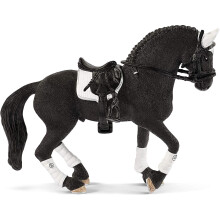 Schleich Horse Club 3-delige Speelset - Frisian Hengst Rijtoernooi Speelgoed voor Kinderen 5-12 Jaar