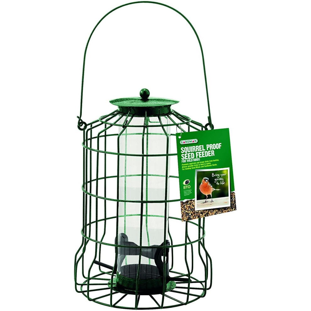 Gardman Squirrel Proof Seed Feeder A01620