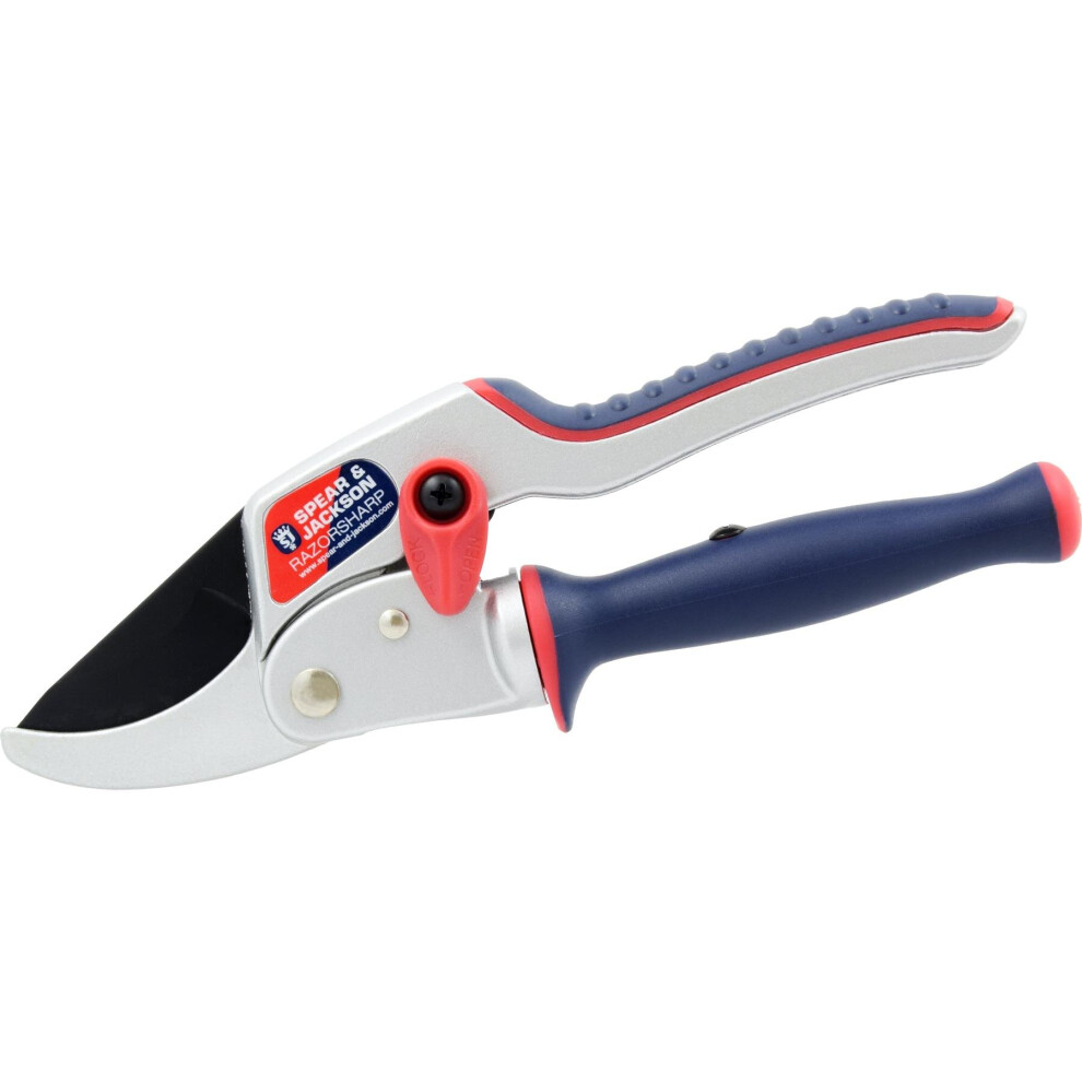 Spear & Jackson 6458RS Ratchet Secateurs with Twist Handle