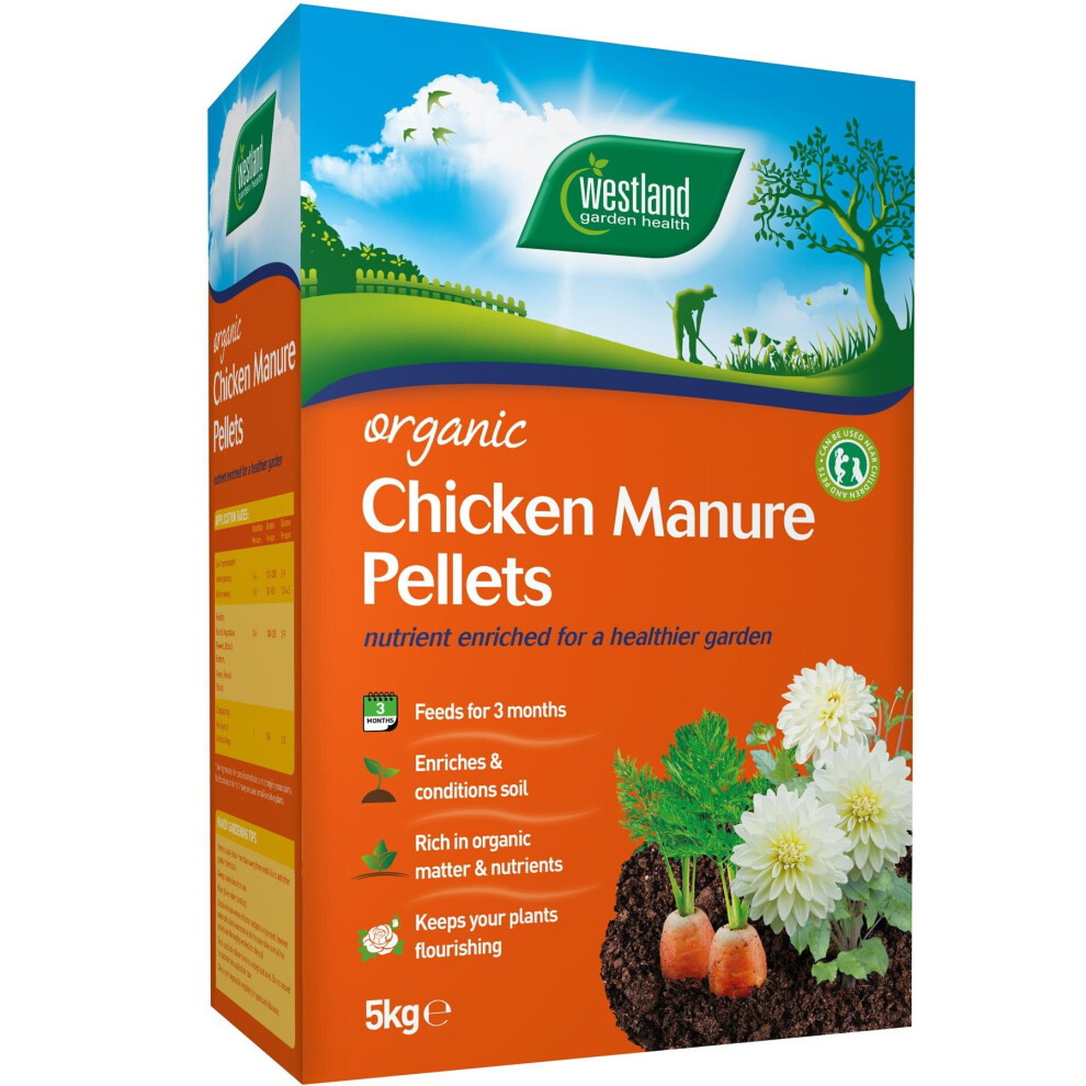 Westland Organic Chicken Manure Pellets 5kg