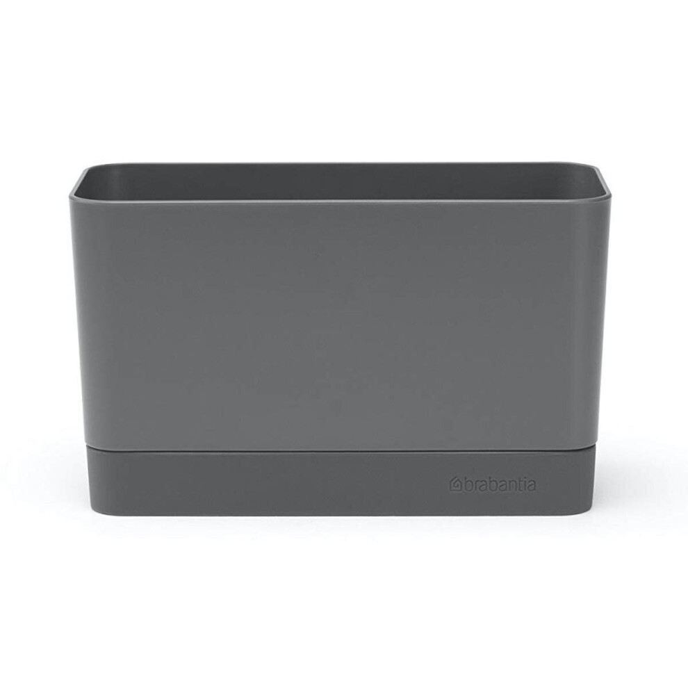 Brabantia Sink Organiser with Removable Tray, Dark Grey