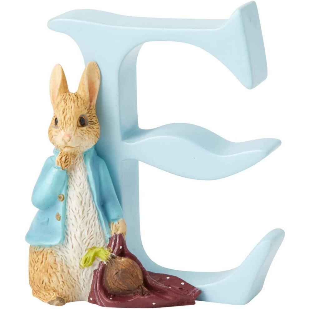 Beatrix Potter Alphabet Letter E Peter Rabbit With Onions Figurine