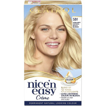 Clairol Nice' n Easy Crème, Natural-Looking Oil-Infused Permanent Hair Dye, SB1 Ultra Light Natural Beach Blonde 177 ml