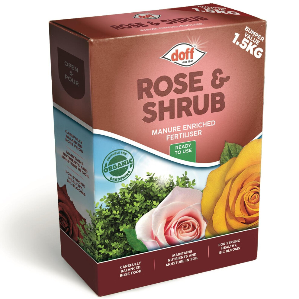 Doff Rose & Shrub Fertiliser 1.5Kg F-Jv-A50-Dof-0