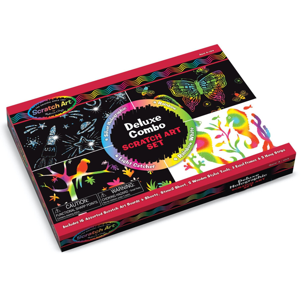 Melissa & Doug Scratch Art Deluxe Combo Set