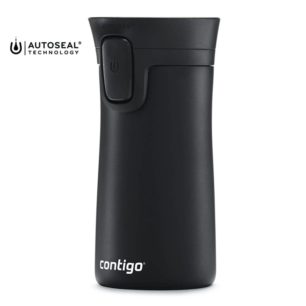 Contigo Pinnacle Autoseal Travel Mug, Stainless Steel Thermal Mug, Vacuum Flask, Leakproof Tumbler, Coffee Mug With Bpa Free Easy-Clean Lid, 300 Ml, M Brown
