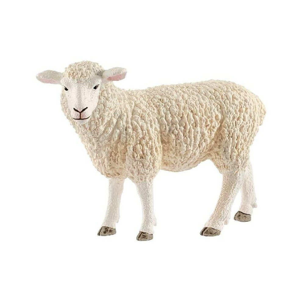 Schleich Hand Painted Animal Figure - Plastic Toy - Kids Ages 3-8 Years - Sheep