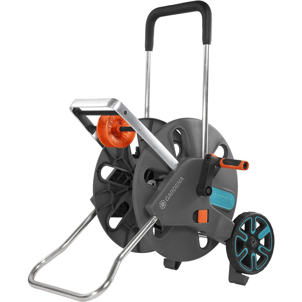Gardena Aquaroll L Easy Hose Trolley - For Space Saving Storage, Frost Resistant
