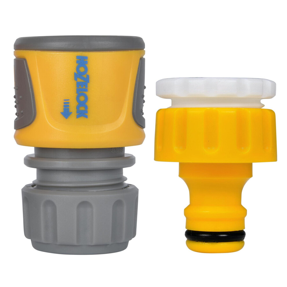 Hozelock Soft Touch Threaded Tap & Standard Hose Pipe Connector Set, Female Fit