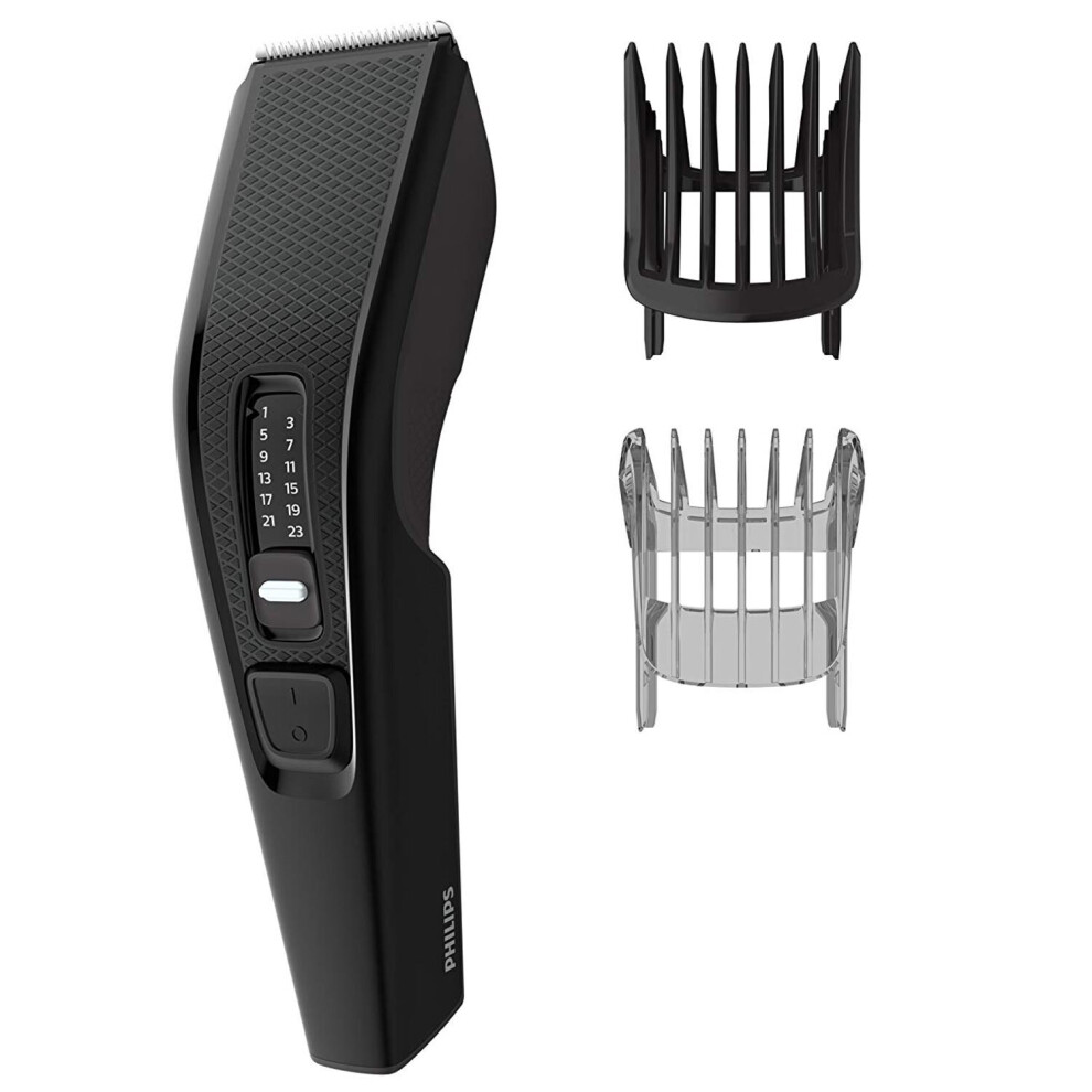 Philips Series 3000 Corded Hair Clipper Shaver Stainless Steel Blades, HC3510/13