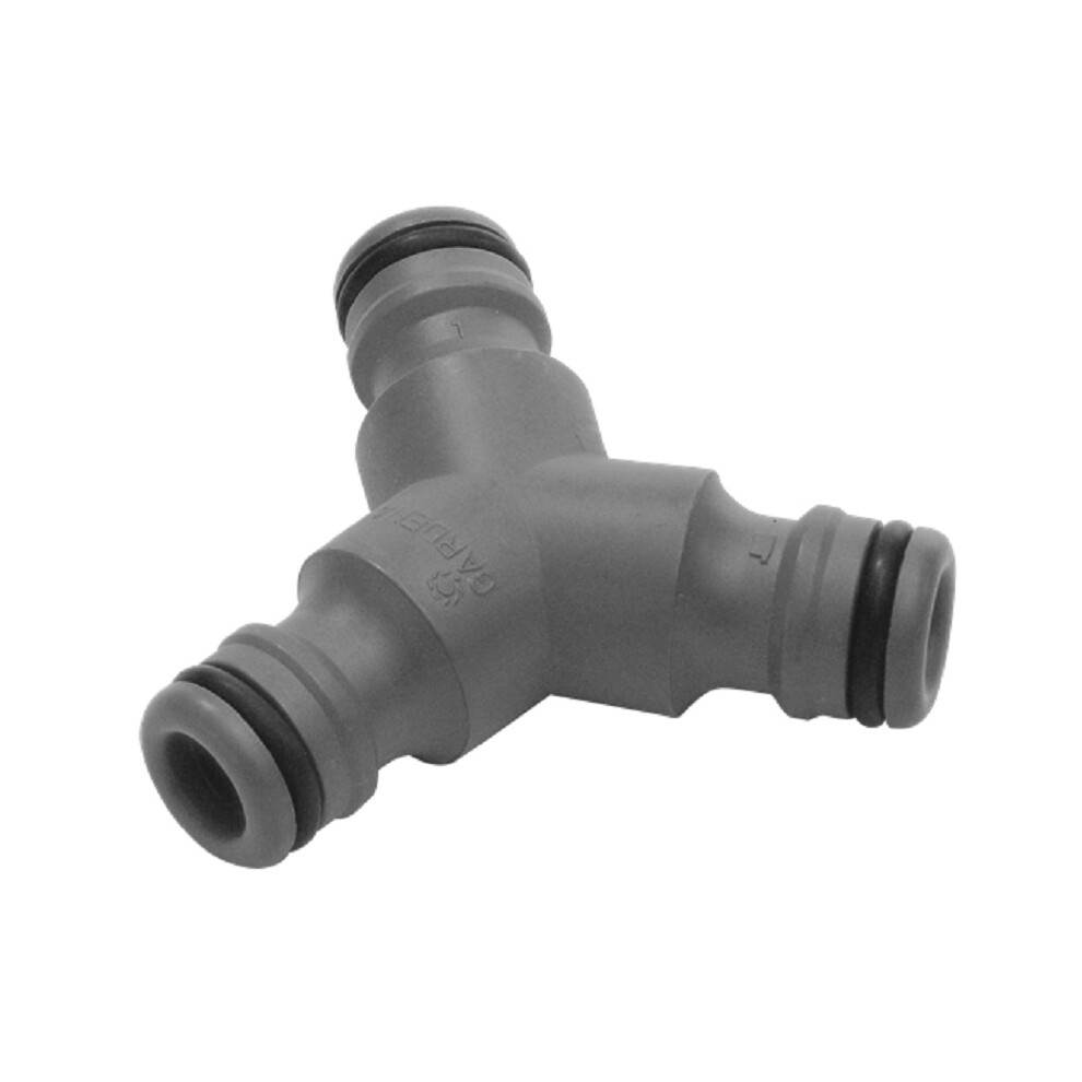 Gardena 3-Way Y Coupling For Hose Branching With Simple Connection - Leak Proof