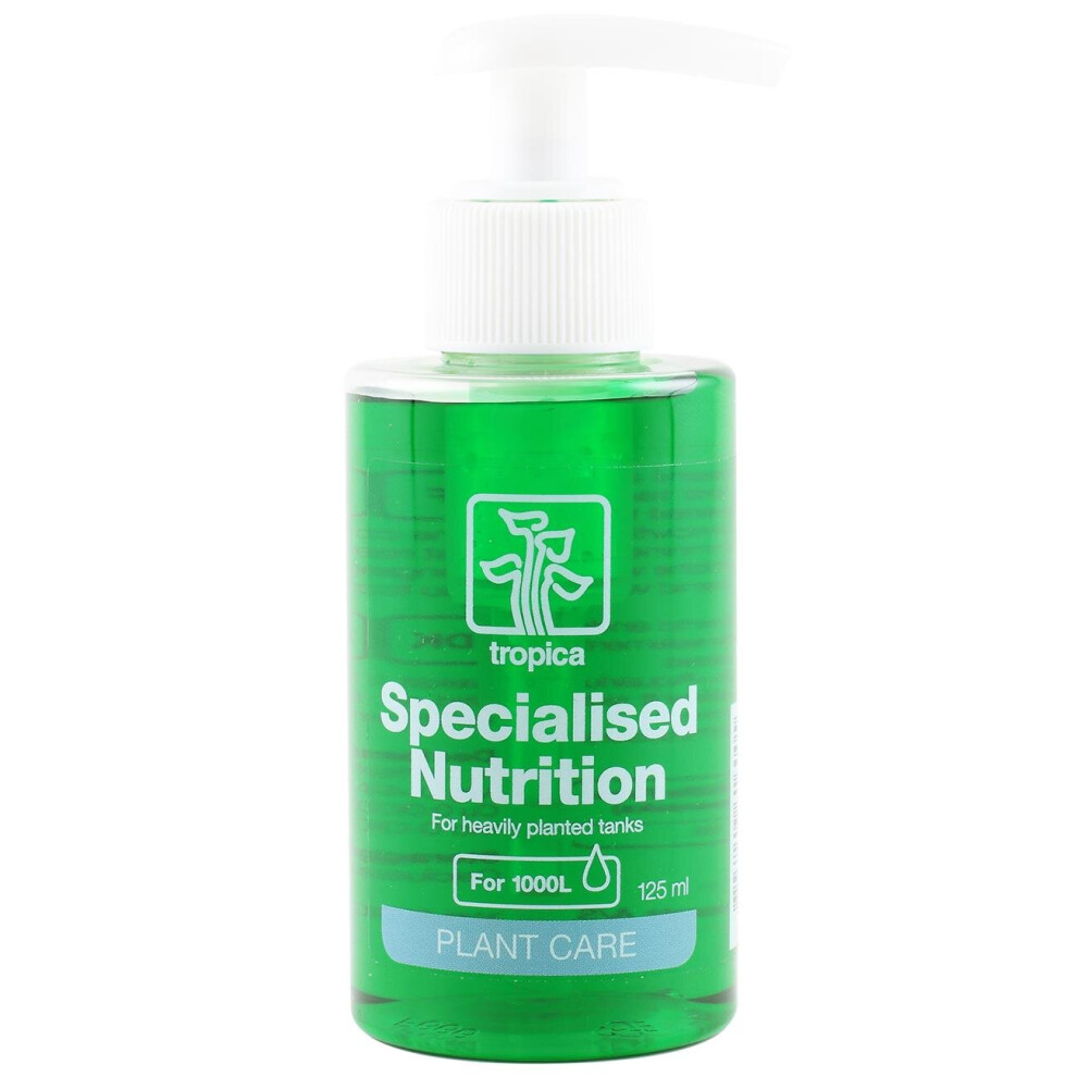 Tropica Plant Fertilisers, Growth Specialised Suitable For Aquarium Plants 125Ml