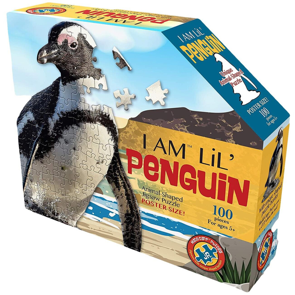 Madd Capp Puzzle I Am Lil' Penguin Bird 100 Piece Jigsaw Challenge - Ages 5 +