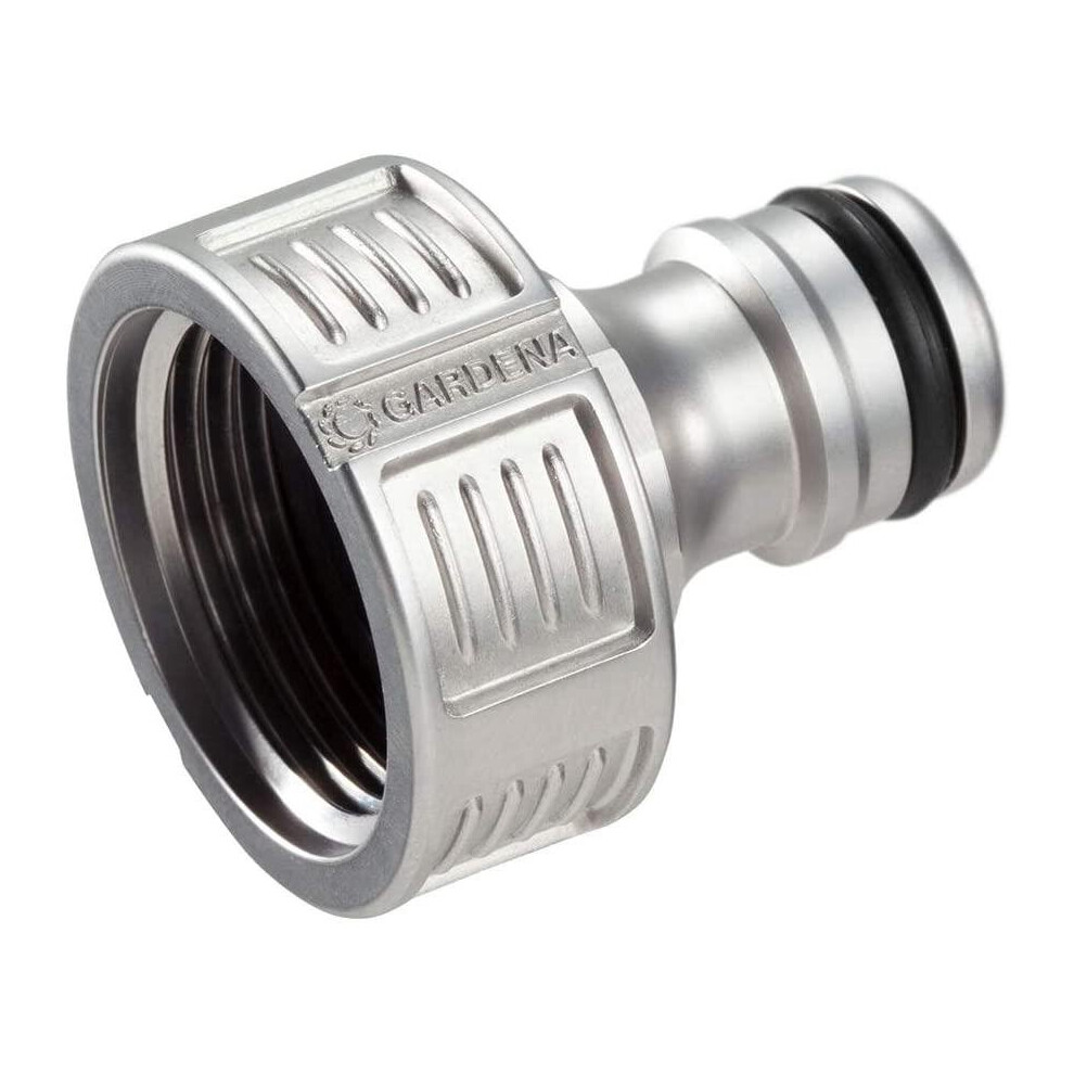 Gardena Premium Tap Connector/Adapter, No Drip, Frost-resistant, 26.5mm (G 3/4")