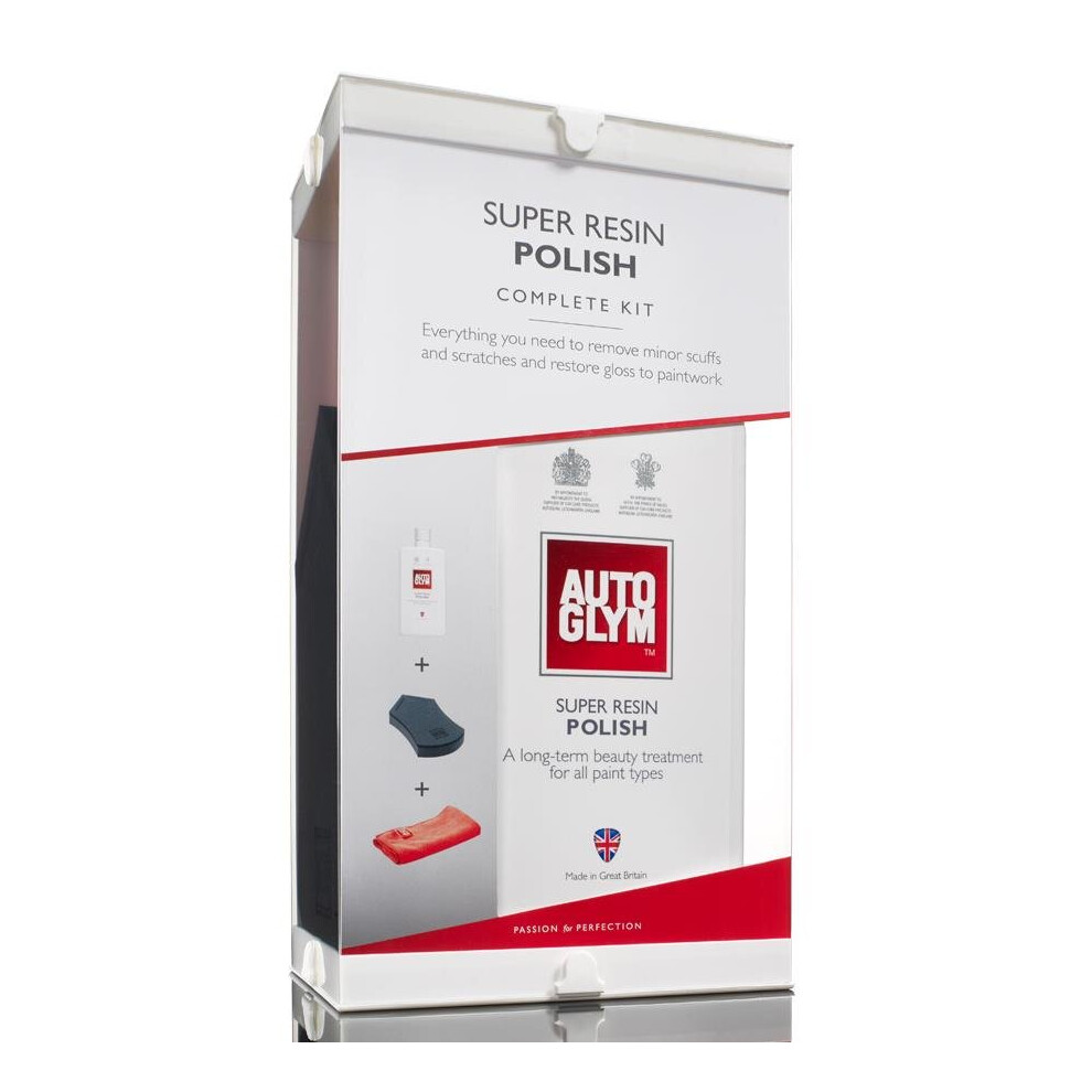 Autoglym Super Resin Polish Complete Kit, Remove Minor Scratches, Restore Gloss