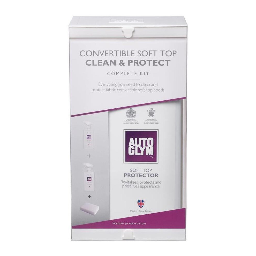 Autoglym - Soft Top Clean & Protect Kit Complete Kit |Removes Algae, Grime &Dirt - Image 5