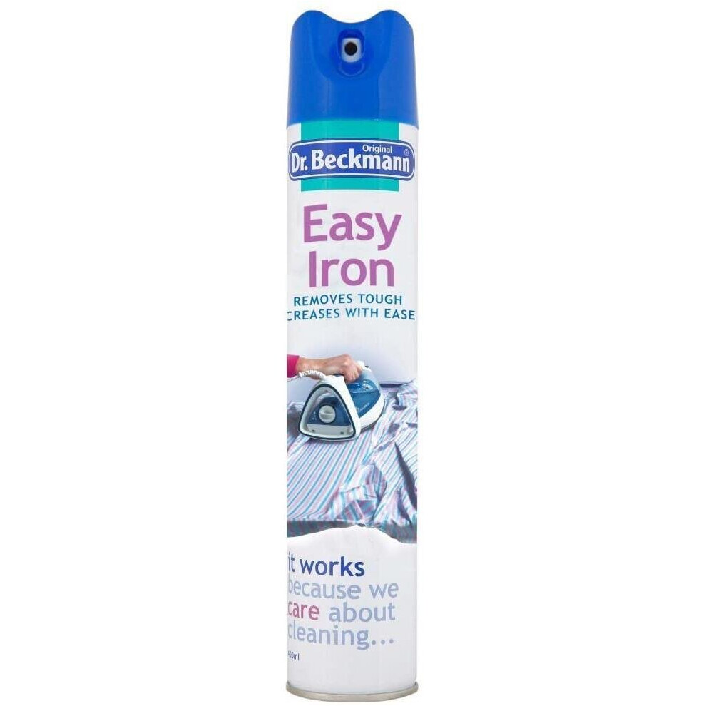 Dr Beckmann Easy Iron Spray Bottle 400ml, Removes Tough Fabric Creases With Ease