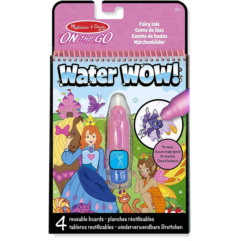 Melissa & Doug Water Wow! On The Go Travel Activity - Fairy Tale - Age 3 Years +