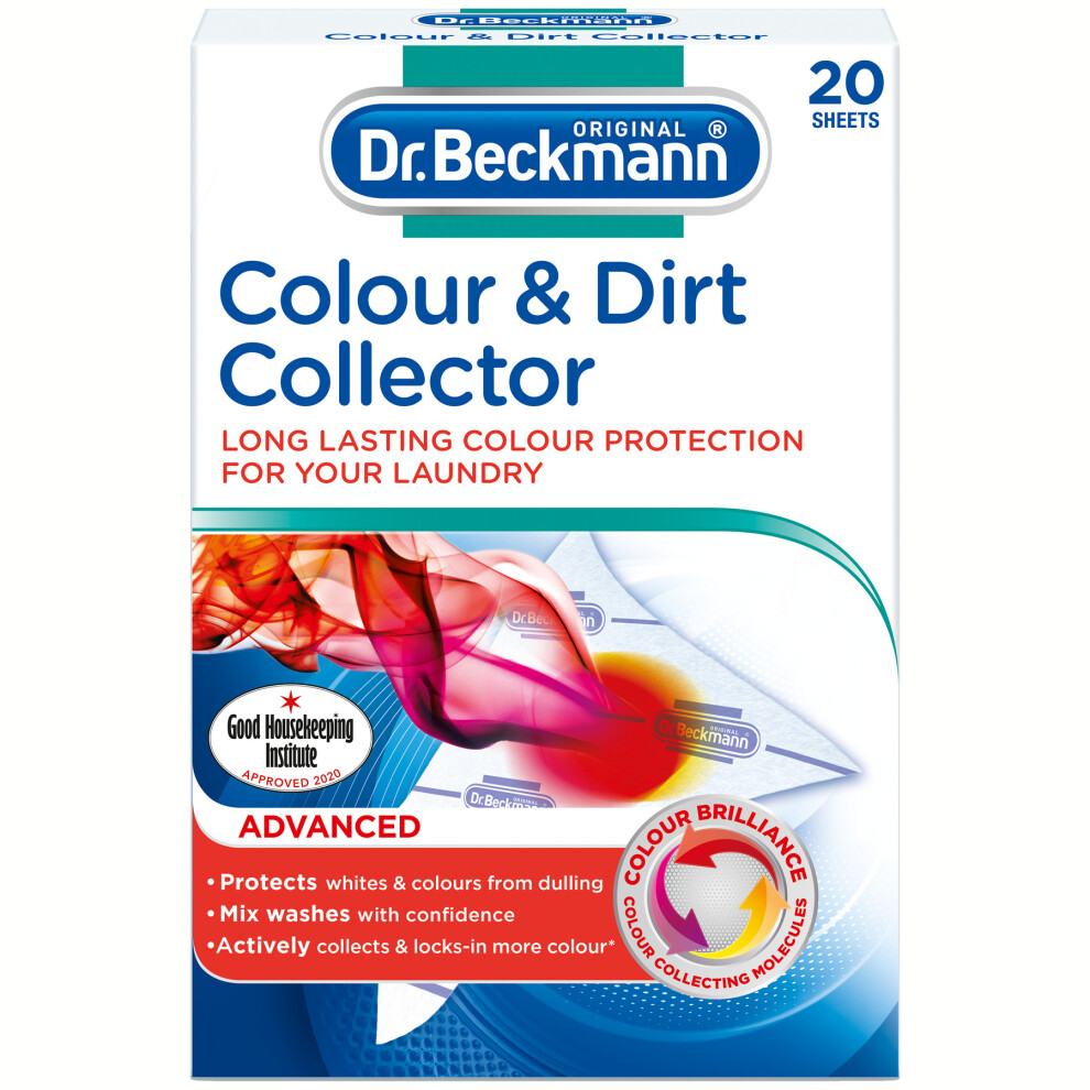 Dr Beckmann Colour & Dirt Collector/Catcher Sheets - Washing Machine - 20 Sheets