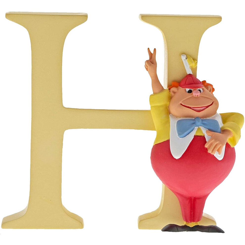 Disney Enchanting Collection Hand Painted Letter Ornament Tweedle Dee, H - 7 cm