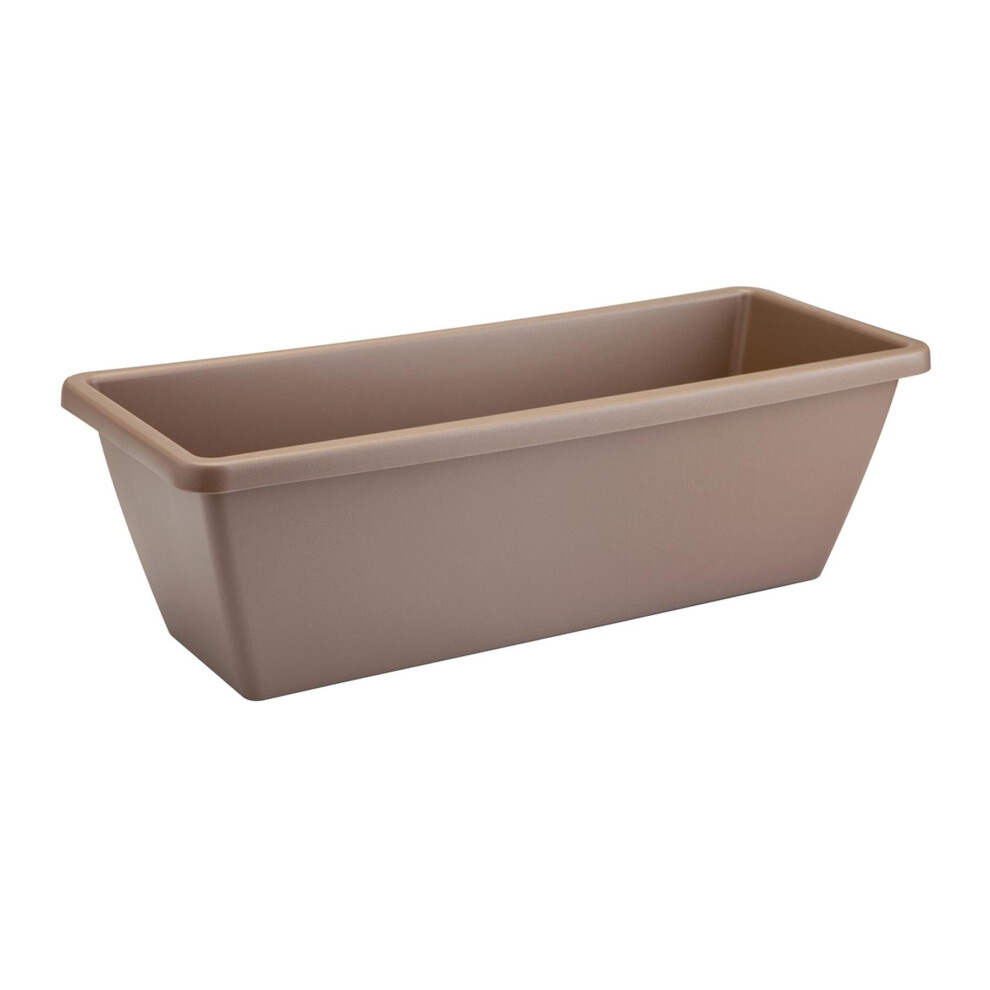 elho Barcelona Trough 50cm - Garden Balcony Planter Flowerpot Plant Pot - Taupe