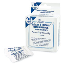 Ashton & Parsons Infants Teething Powder, Natural Baby Pain Relief - 10 Sachets