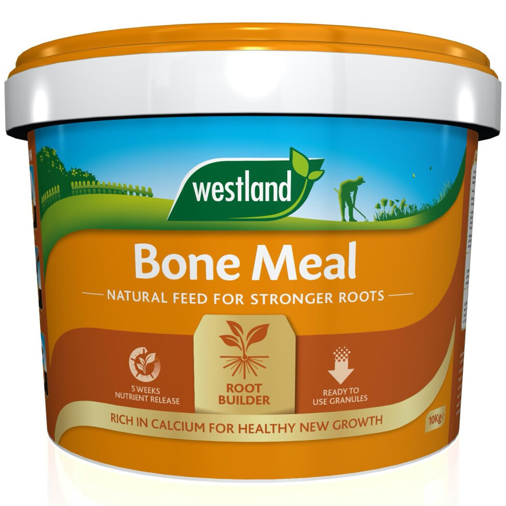 Westland Bone Meal - Natural Strong Root Feed, Soil Fertiliser, Npk 3-9-0 - 10Kg
