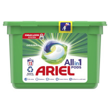 Ariel Original All in 1 Pods Washing Liquid Capsules 15 Washes/Lifts Stains/20ÂC