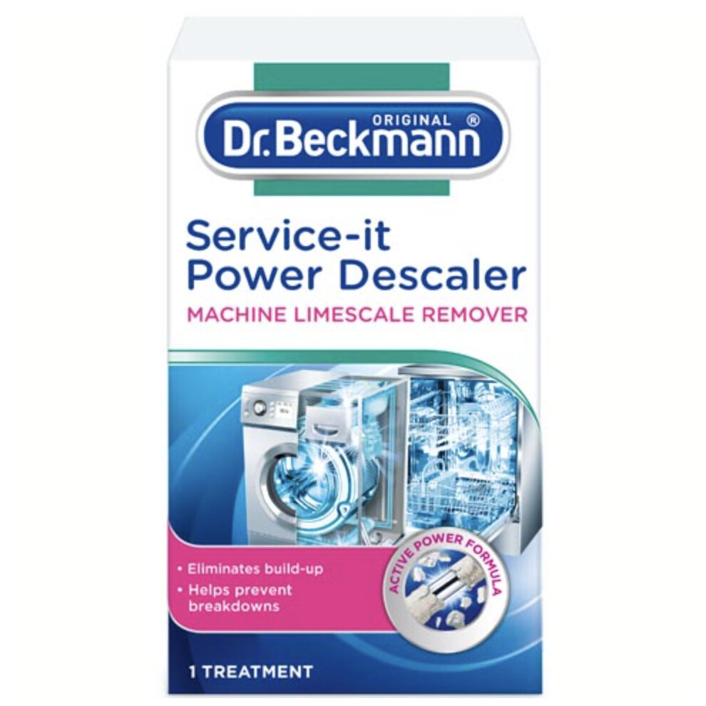 Dr Beckmann Service-It Power Descaler For Dishwasher, Fast & Effective - 2 x 50g