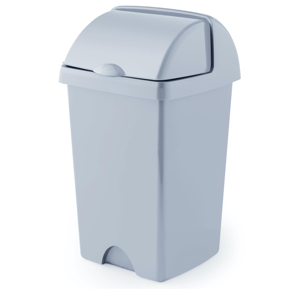 Addis Eco Range 25L Roll Top Waste / Recycling Bin - 100% Recycled Plastic, Grey