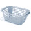 Addis Addis Eco Range 40 L Laundry Basket Hamper - 100% Recycled Plastic - Light Grey 1