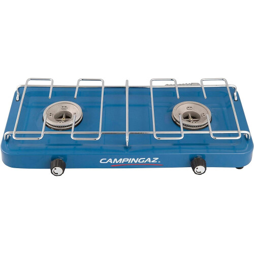 Campingaz Base Camp Camping Stove - Portable Gas Cooking Stove, 2 Burners 1600W