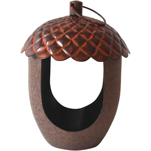Peckish Hanging Bird Feeder, Acorn Shaped - Ideal for Mealworms or Suet Pellets