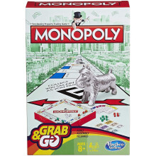 Monopoly Hasbro Gaming Grab & Go-Spiel