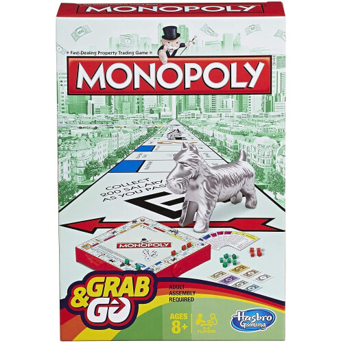 Monopoly Hasbro Gaming Grab & Go Παιχνίδι